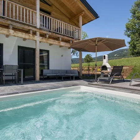 Gamsknogel Mit Privatem Pool Und Whirlpool شاليه *
