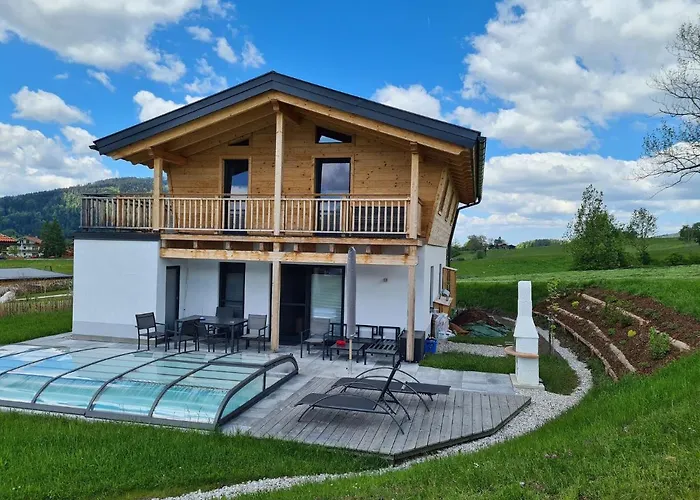 Gamsknogel Mit Privatem Pool Und Whirlpool Chalet Inzell