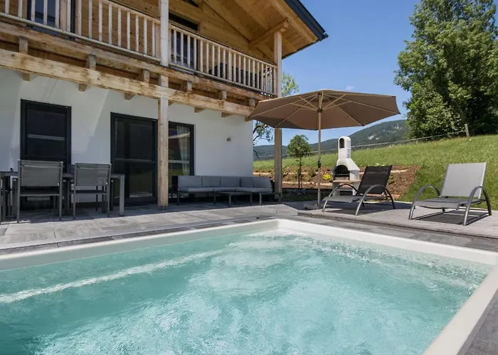 Gamsknogel Mit Privatem Pool Und Whirlpool Chalet *