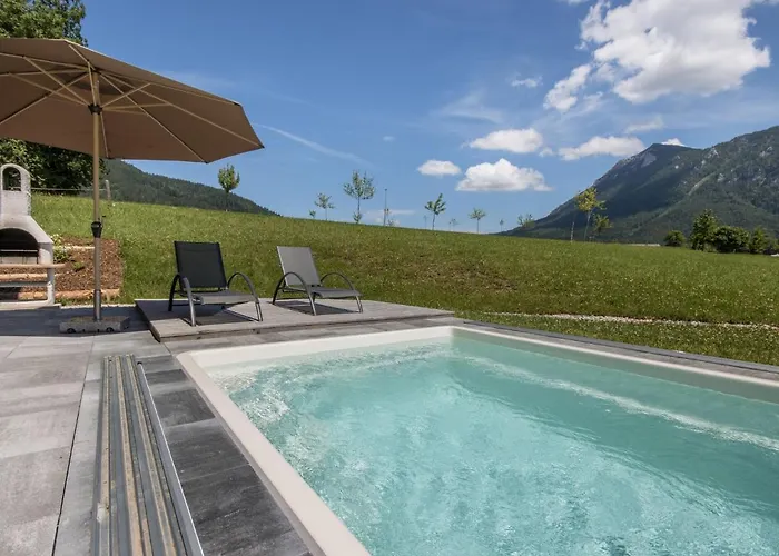 Gamsknogel Mit Privatem Pool Und Whirlpool Chalet